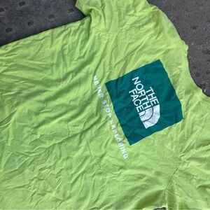 The North Face Neon Green Tee